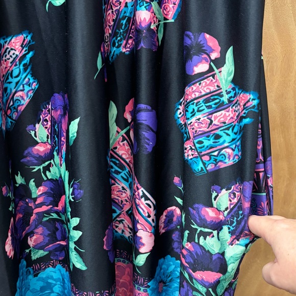 Anthony Richards floral nightgown house dress, 2X - Picture 5 of 11